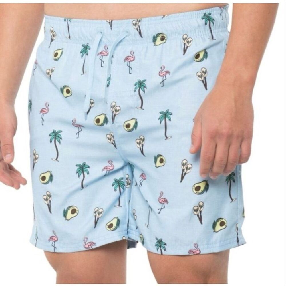 NWT BURNSIDE Men XL Quick-drying Stretch UV Protection Swim Volleyball Trunks